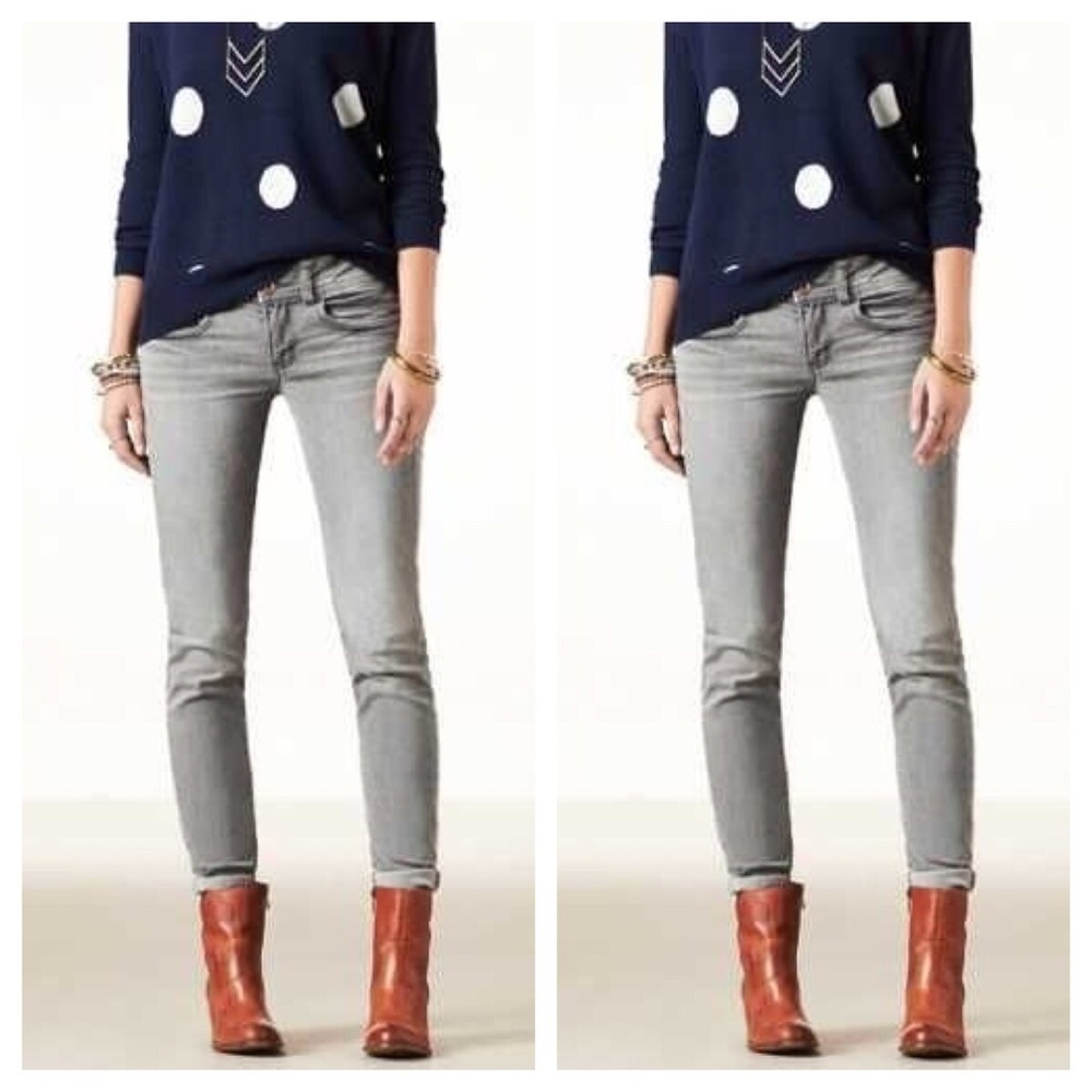 Beautiful Gray Girlfriend Jeans